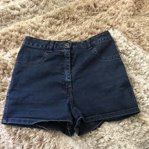 Brandy Melville Dark Blue Denim Shorts